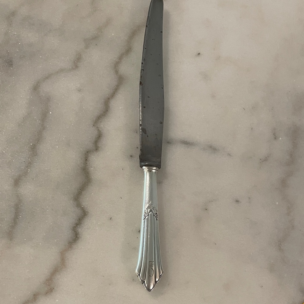 Antique Sterling SiyCake Decorating Knife